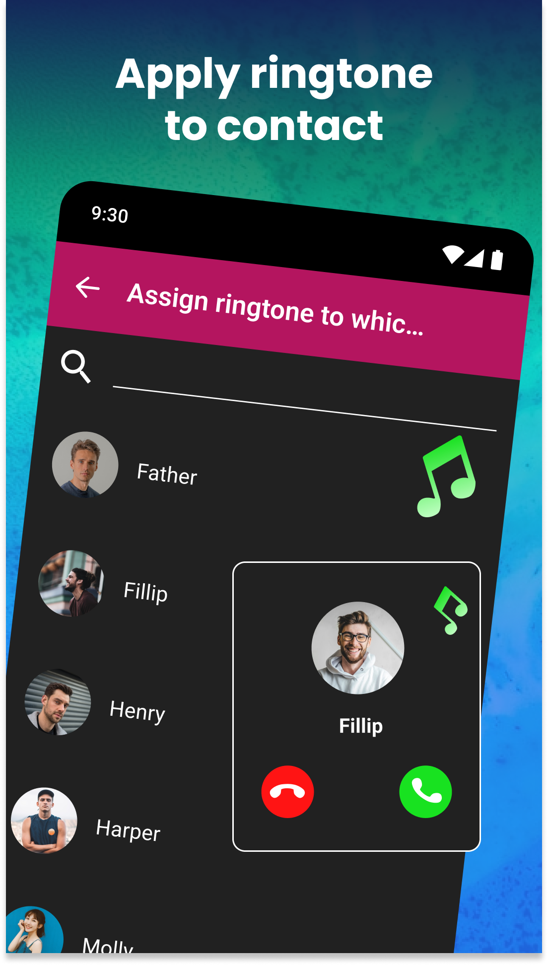 اسکرین شات 5 برنامه Ringtone Maker and MP3 Editor