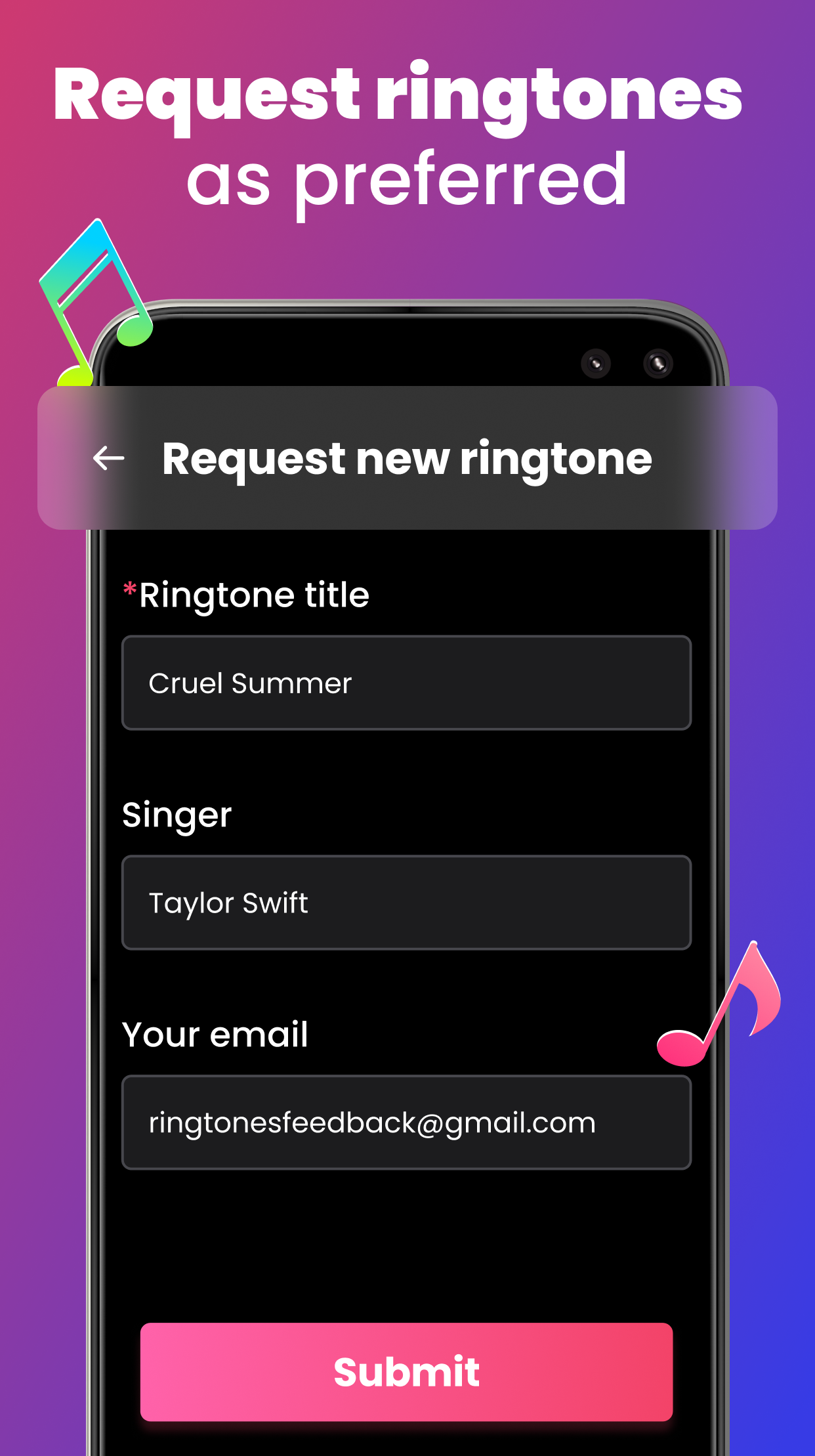 اسکرین شات برنامه Ringtones for Android Phone 7
