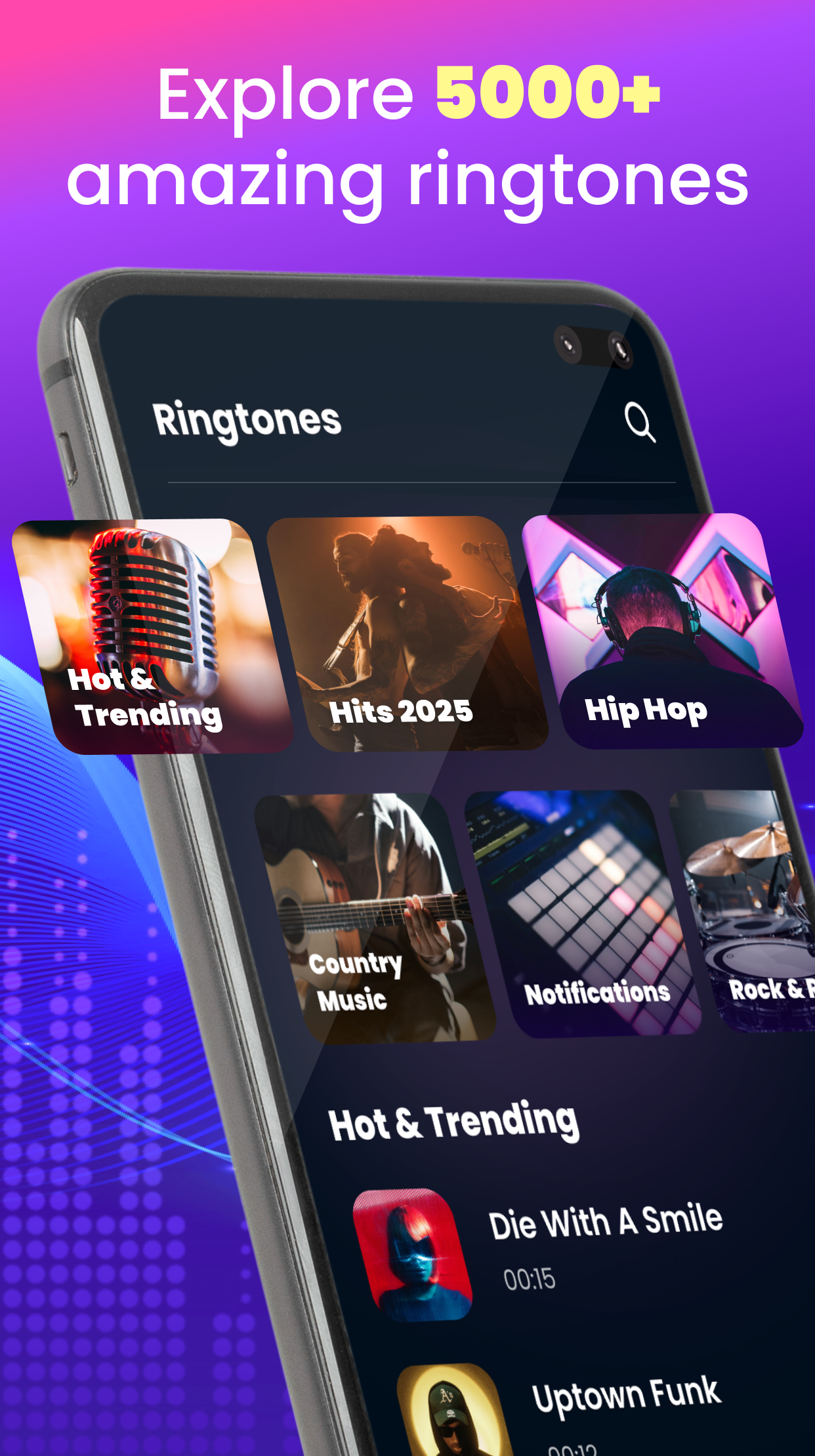 اسکرین شات 2 برنامه Ringtones for Android Phone