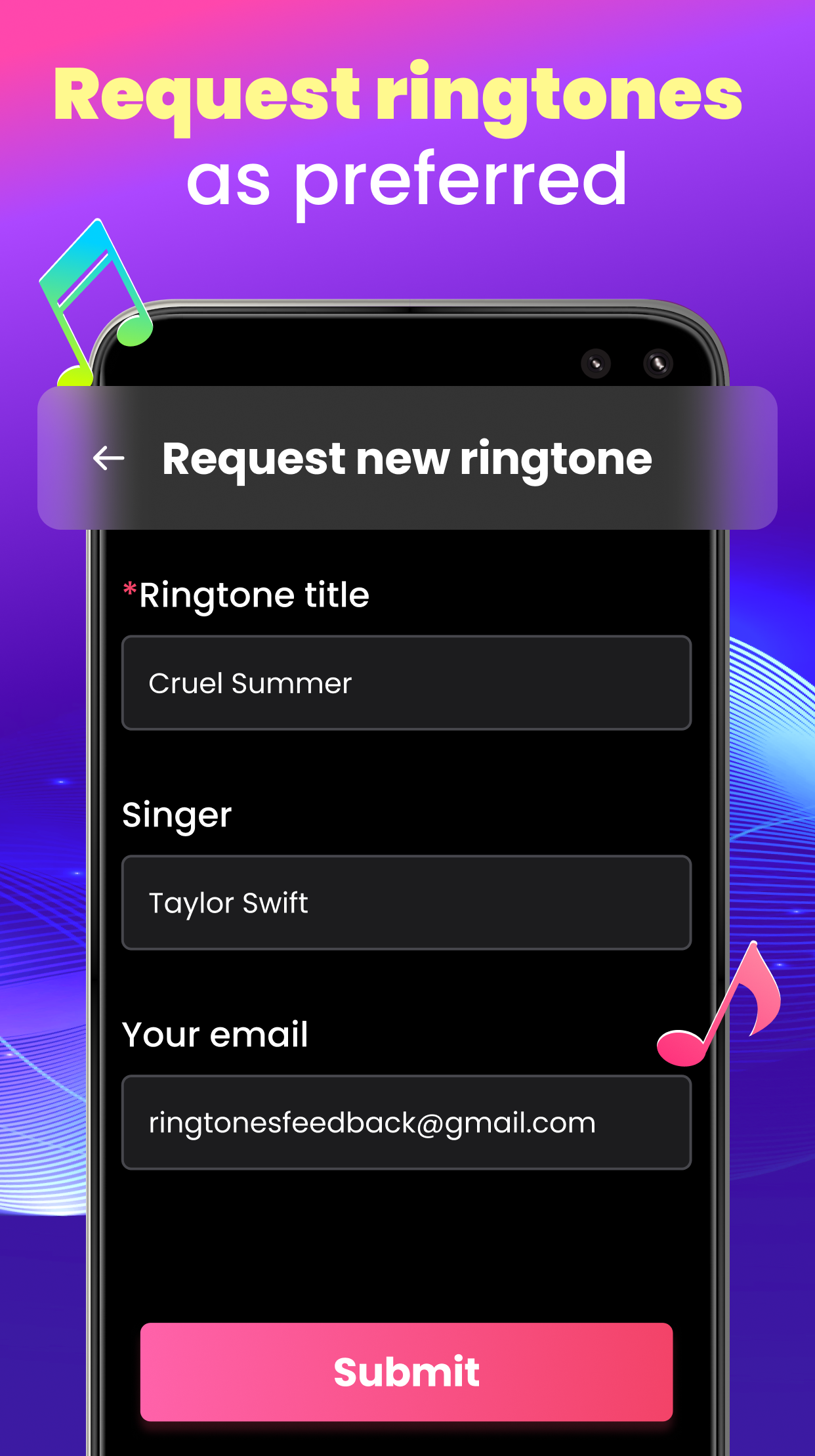 اسکرین شات 5 برنامه Ringtones for Android Phone