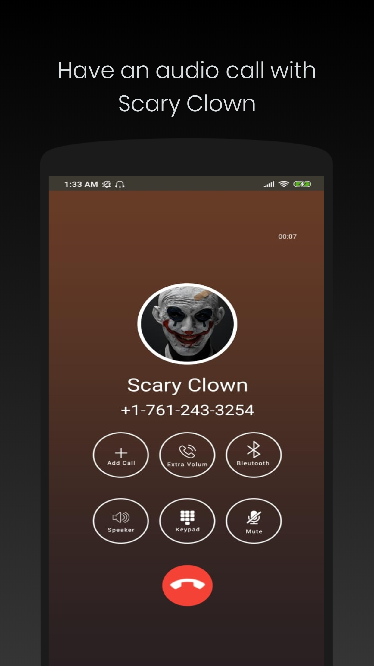 اسکرین شات 3 برنامه Video call and Chat from Scary