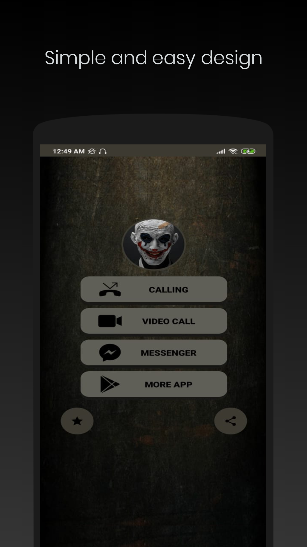 اسکرین شات 4 برنامه Video call and Chat from Scary