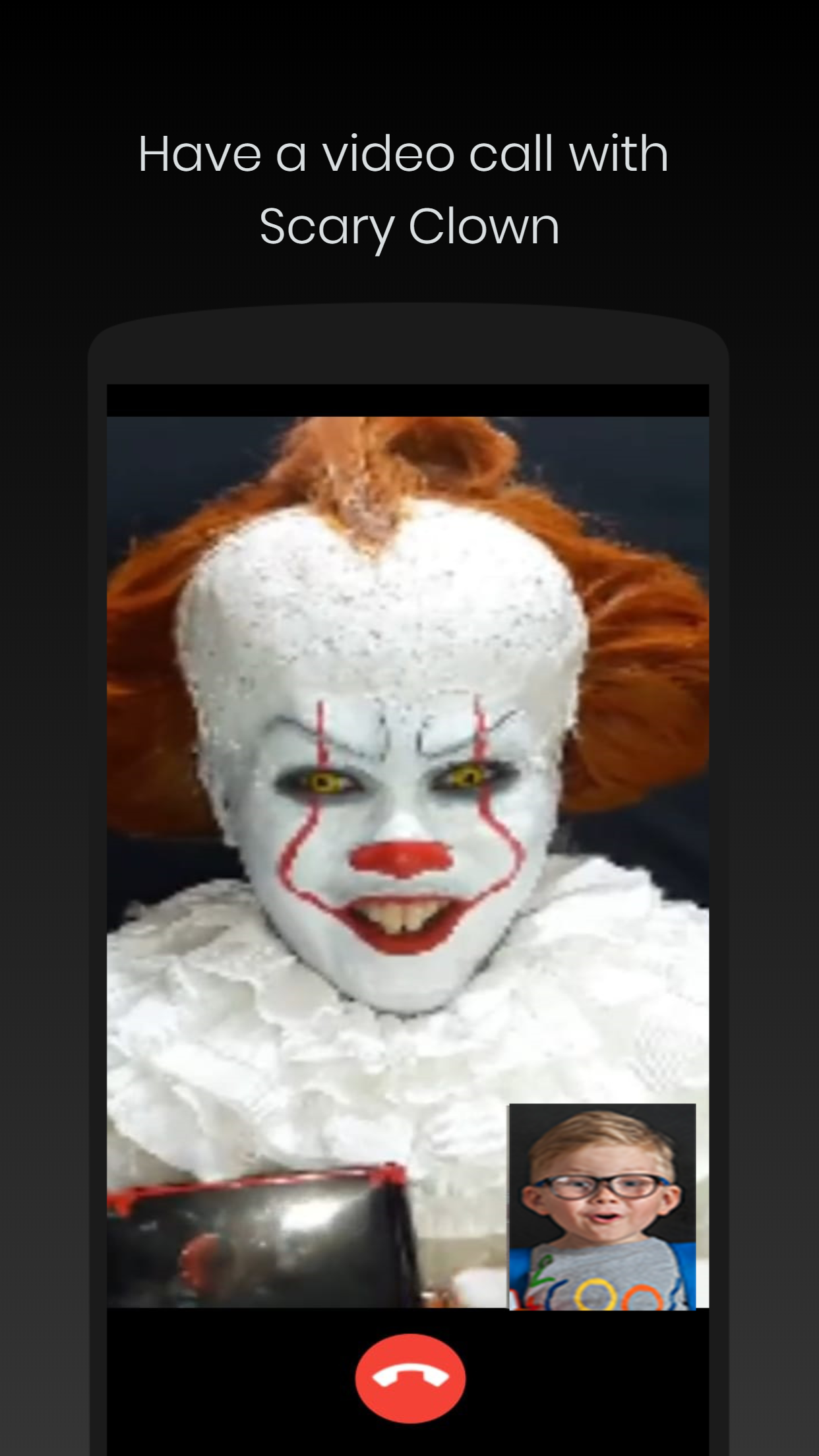 اسکرین شات 1 برنامه Video call and Chat from Scary