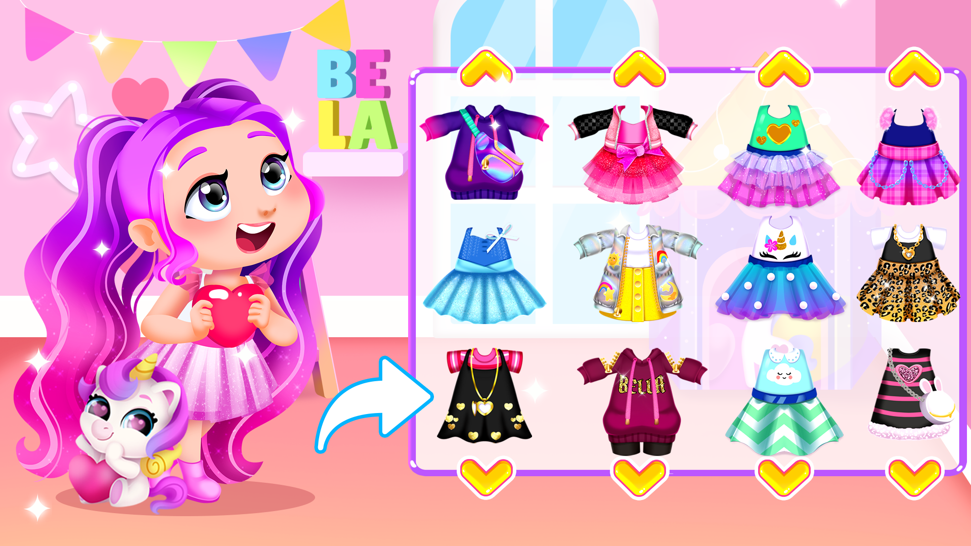اسکرین شات 4 برنامه Hair Salon and Dress Up Girl