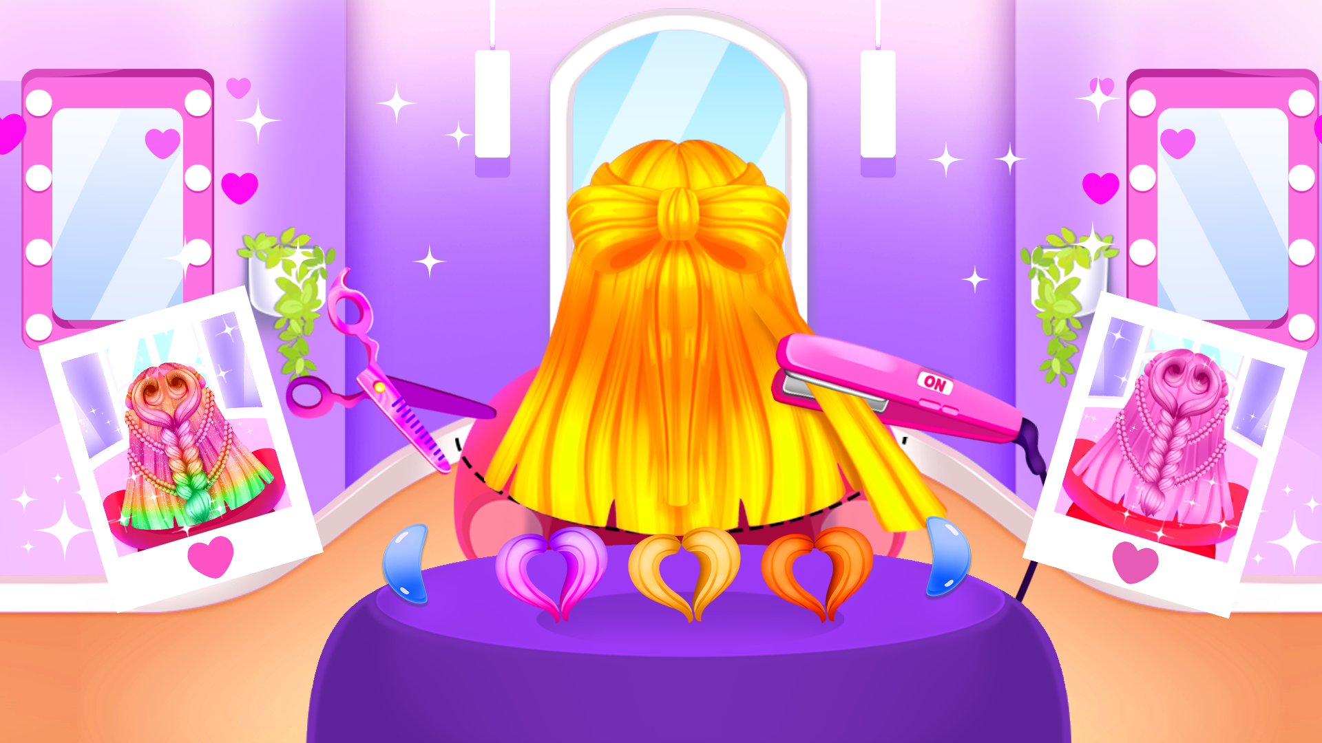 اسکرین شات 3 برنامه Hair Salon and Dress Up Girl