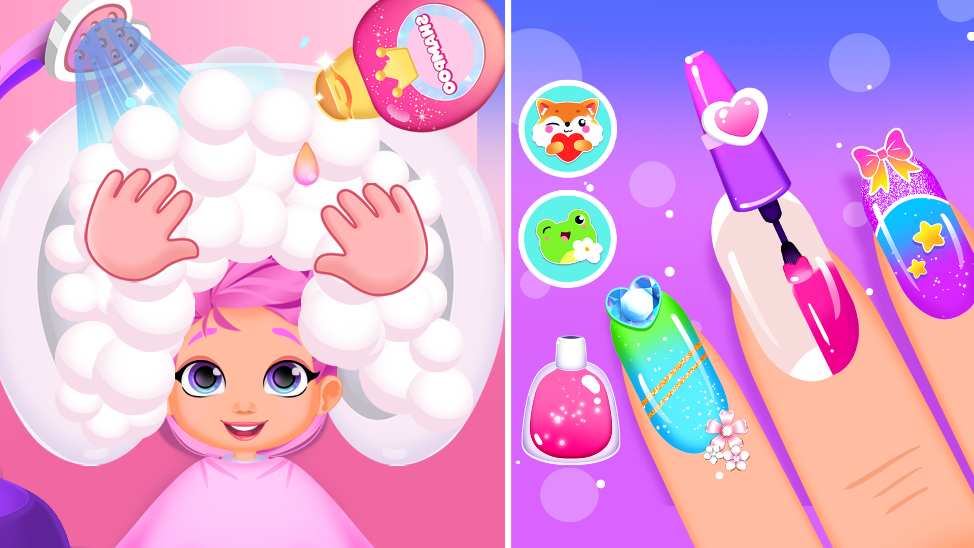 اسکرین شات 5 برنامه Hair Salon and Dress Up Girl