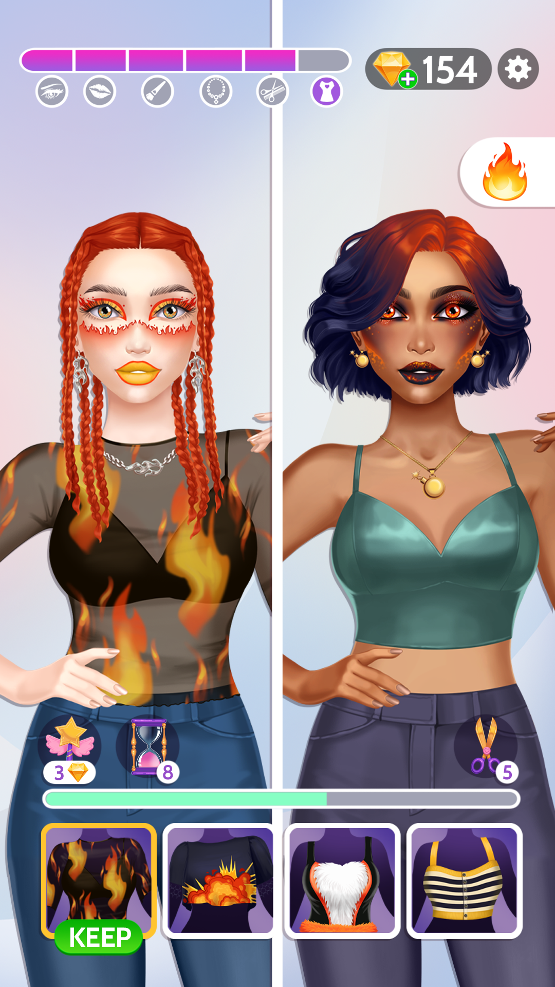 اسکرین شات 4 بازی Emoji Makeup Game