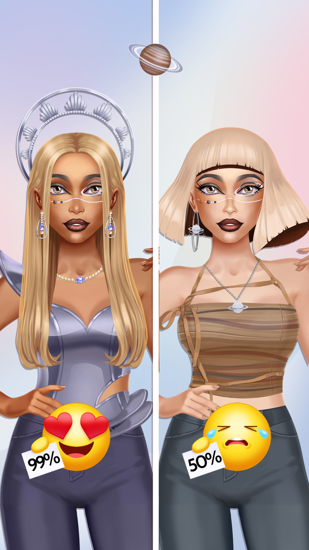 اسکرین شات 5 بازی Emoji Makeup Game