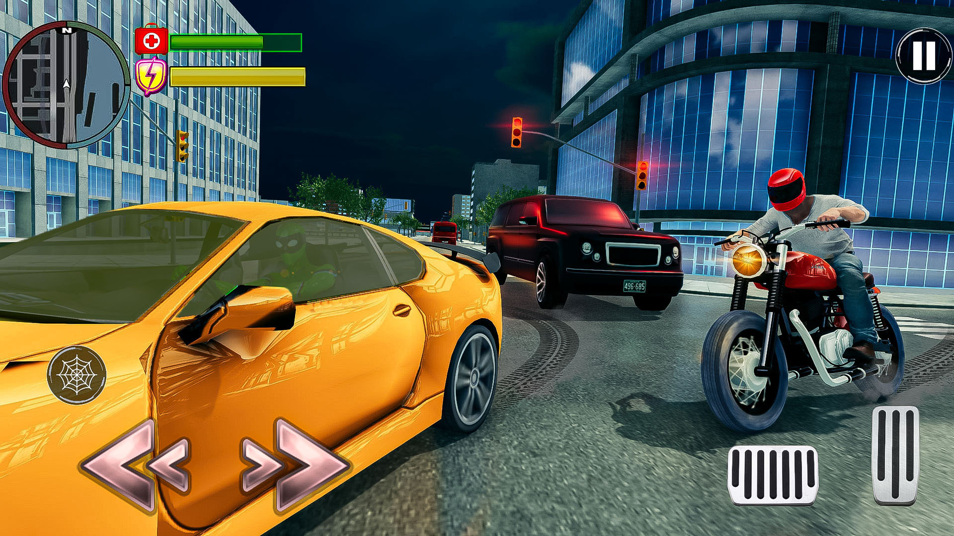 اسکرین شات 3 بازی Spider Rope Hero : Crime City