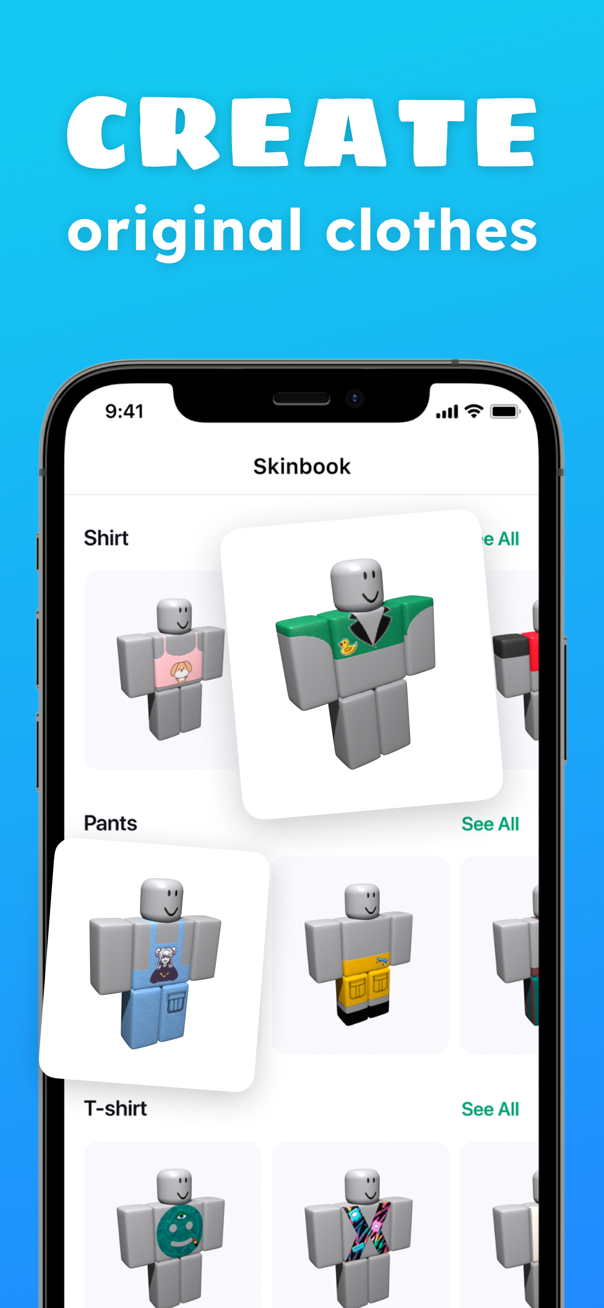 اسکرین شات 4 برنامه Skins Clothes Maker for Roblox