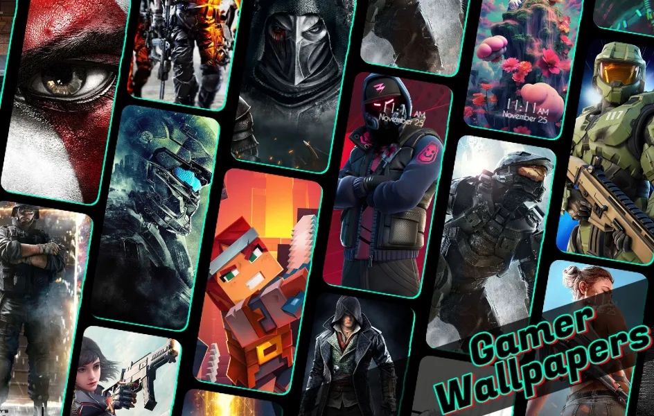 اسکرین شات 1 برنامه Gaming Wallpaper HD 4K