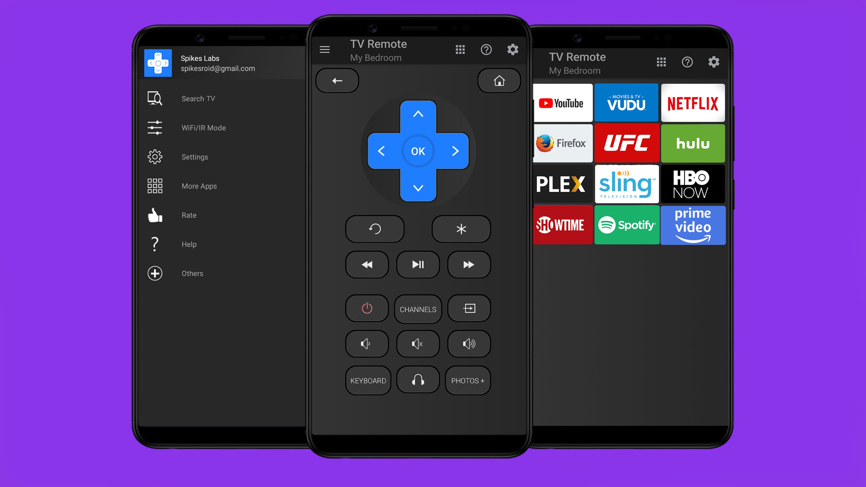 اسکرین شات 6 برنامه TV Remote: RoSpikes(WiFi/IR)