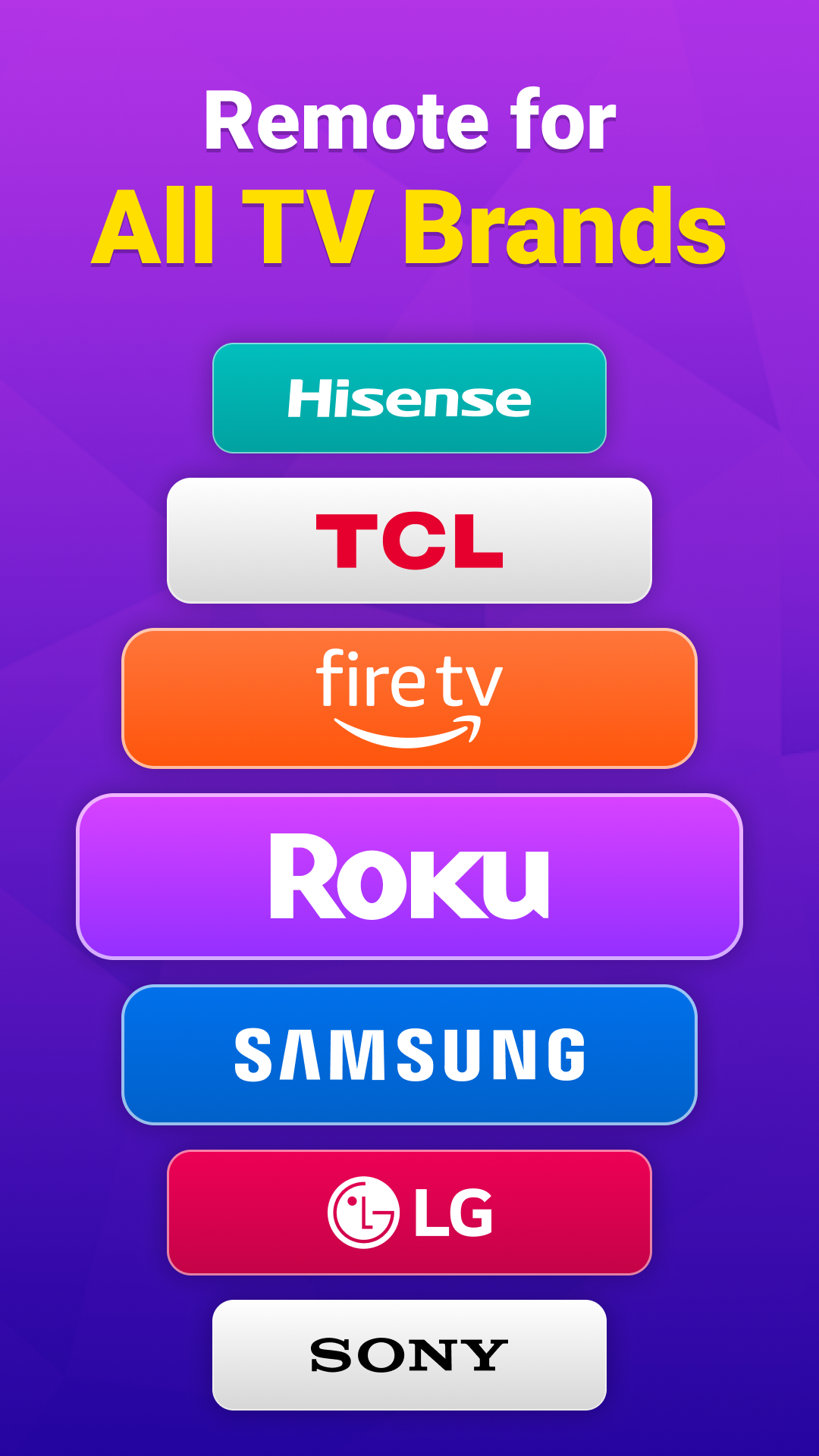 اسکرین شات 2 برنامه Universal TV Remote Control