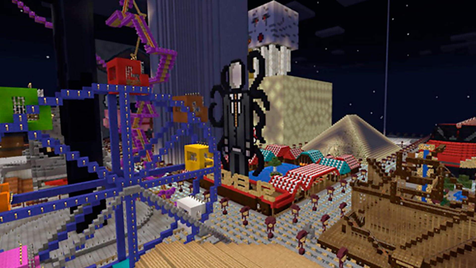 اسکرین شات 1 برنامه Roller coaster maps for mcpe