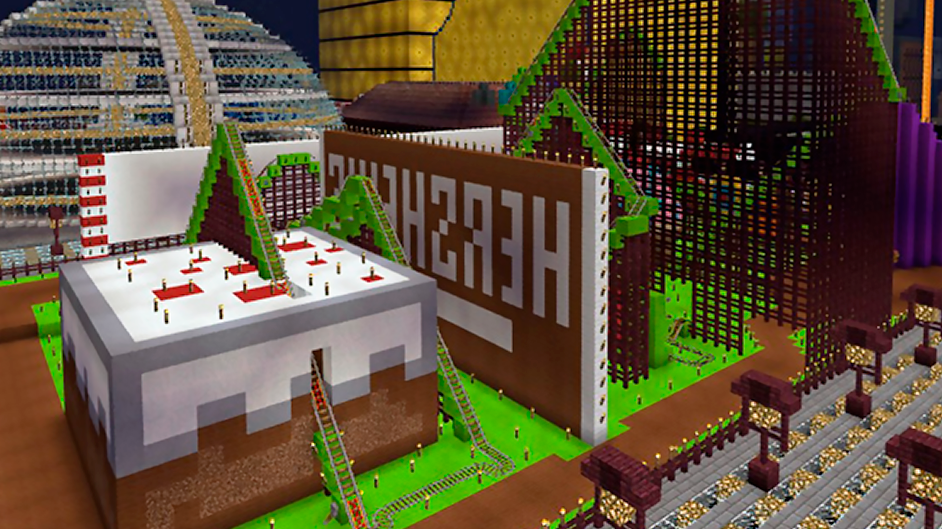 اسکرین شات 2 برنامه Roller coaster maps for mcpe