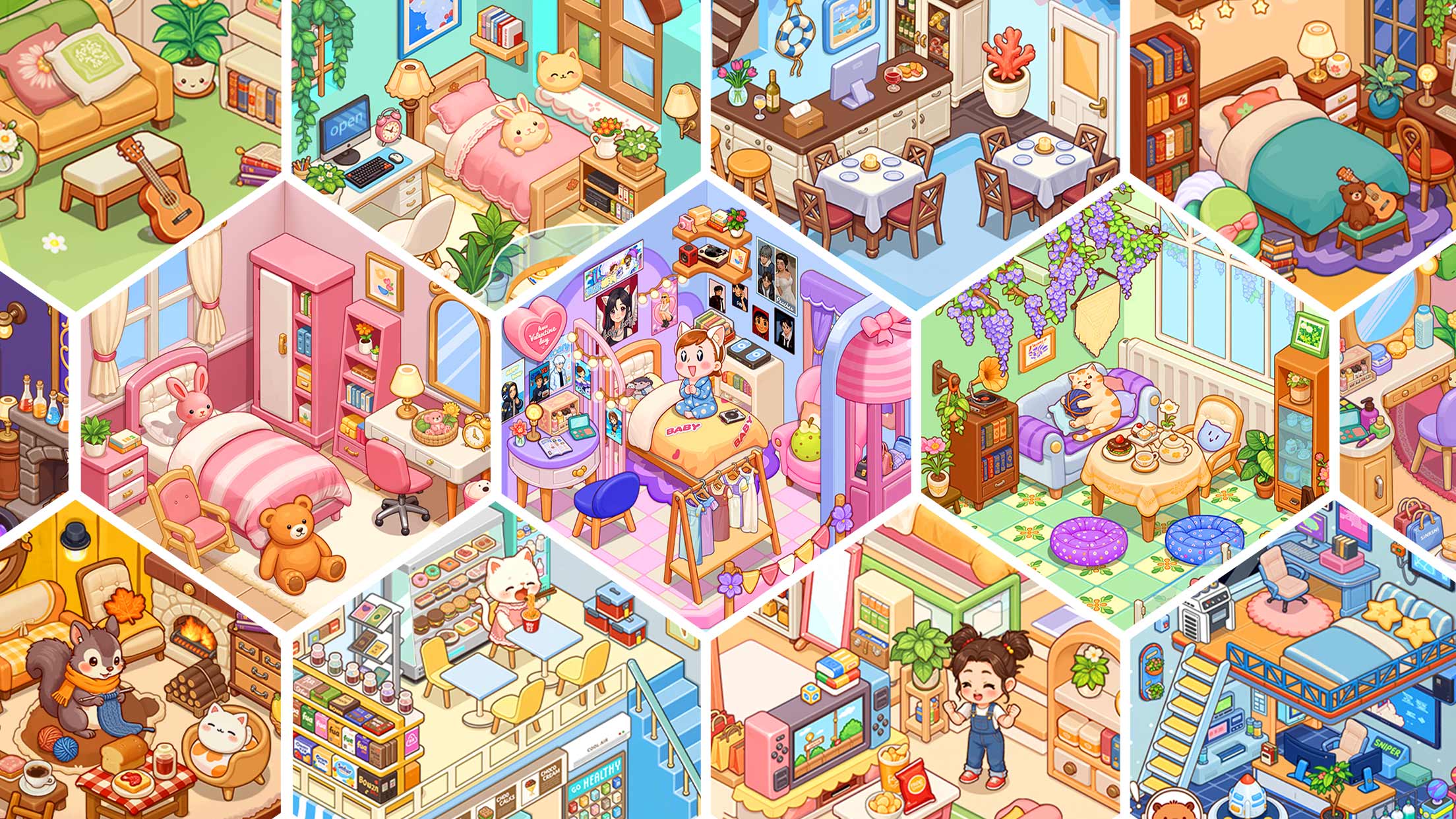 اسکرین شات 7 بازی Stylish Room: Decorating Games