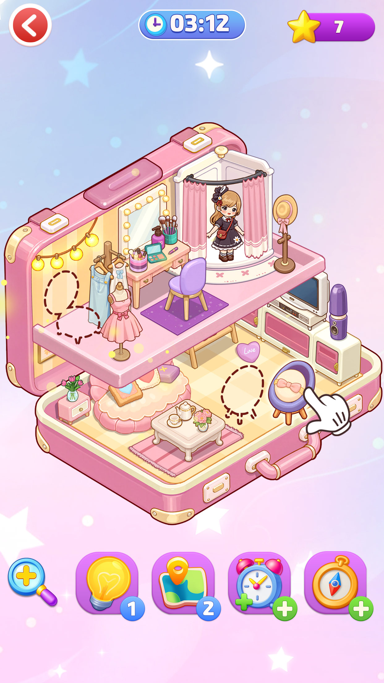 اسکرین شات 4 بازی Stylish Room: Decorating Games