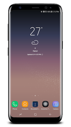 اسکرین شات 1 برنامه S20 Rounded Corners