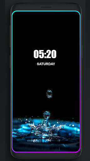 اسکرین شات 1 برنامه Edge Lighting - Rounded Corner - Edge Notification