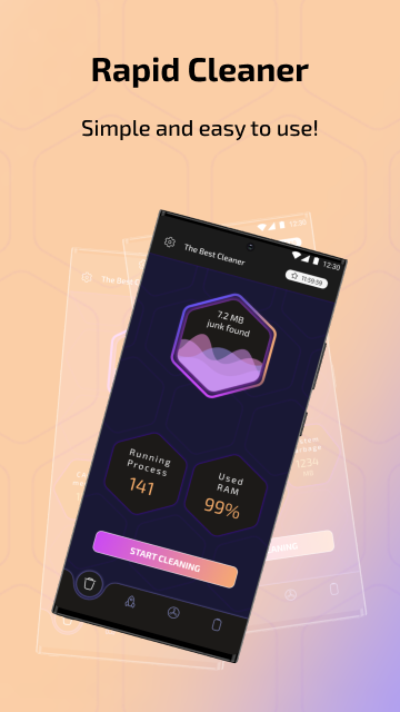 اسکرین شات 1 برنامه Rapid Cleaner