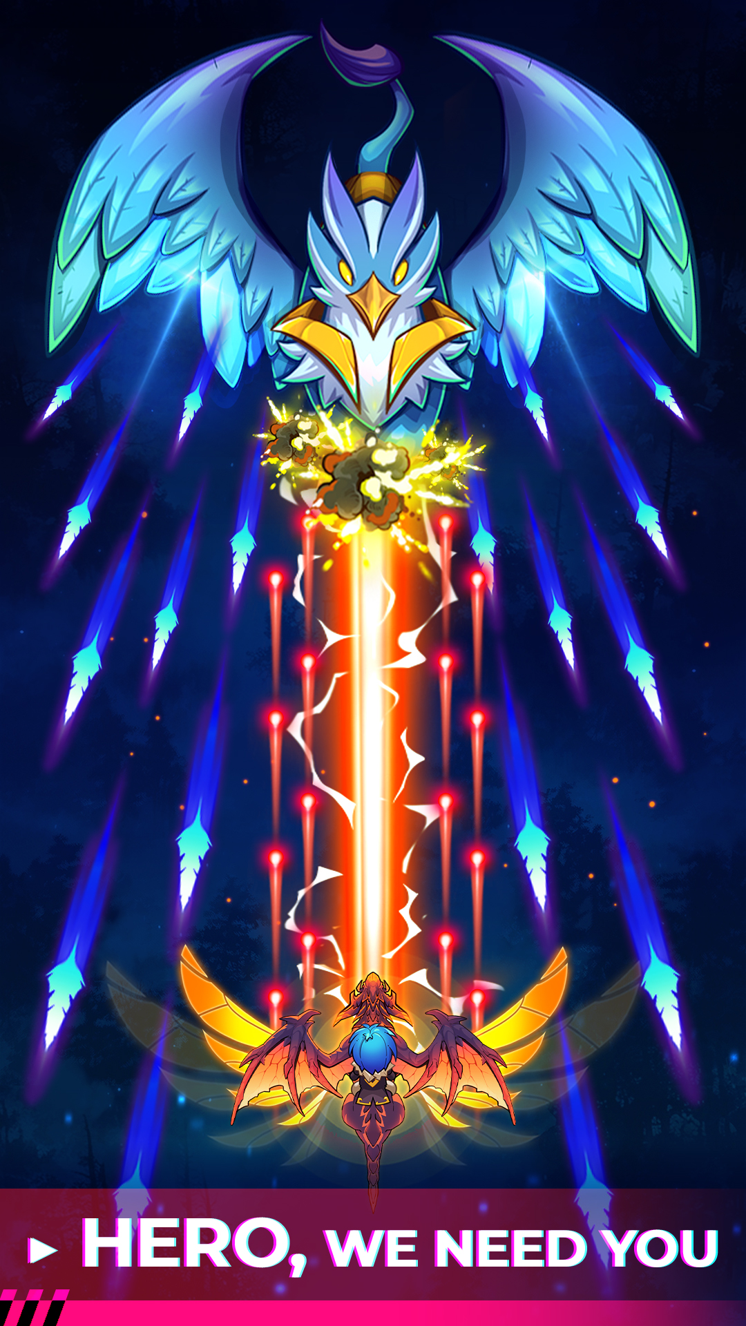 اسکرین شات 2 بازی Dragon Wings - Space Shooter