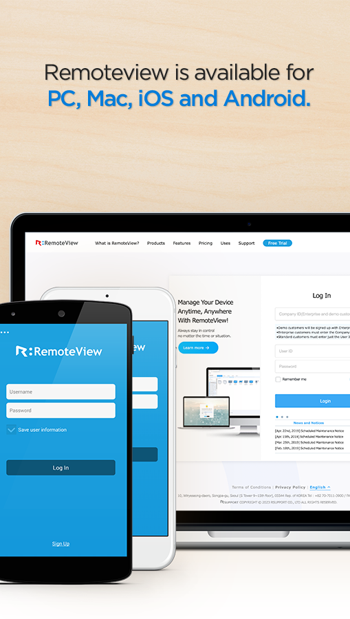 اسکرین شات 6 برنامه RemoteView for Android