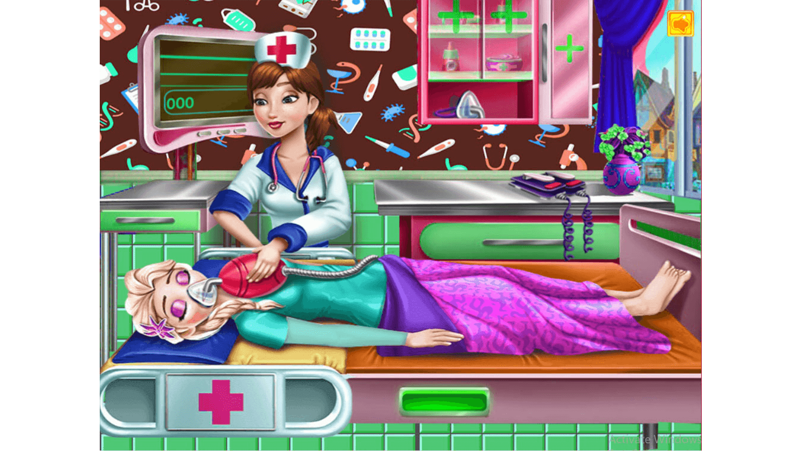 اسکرین شات 2 بازی بازی دخترانه اورژانس السا