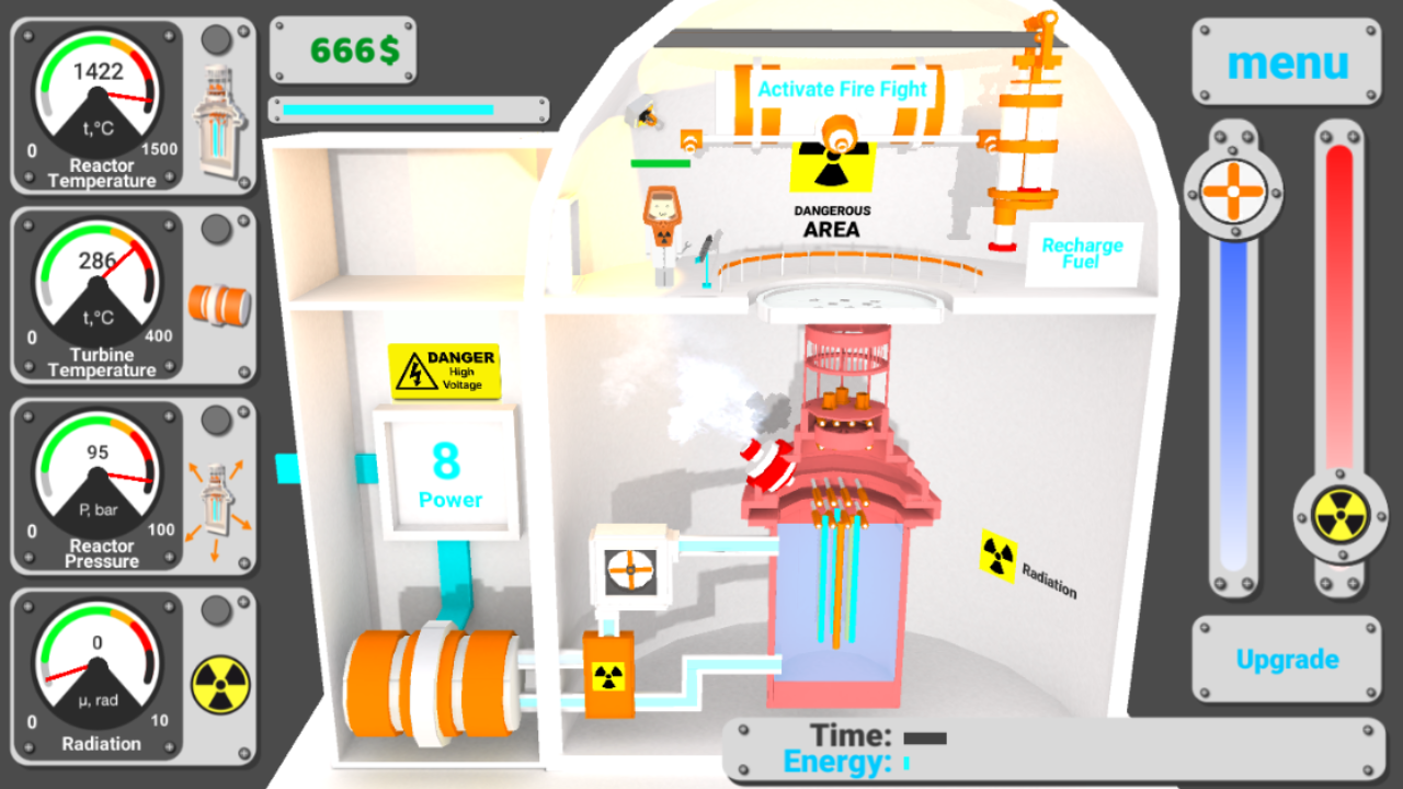 اسکرین شات 1 بازی Nuclear Power Reactor inc - in