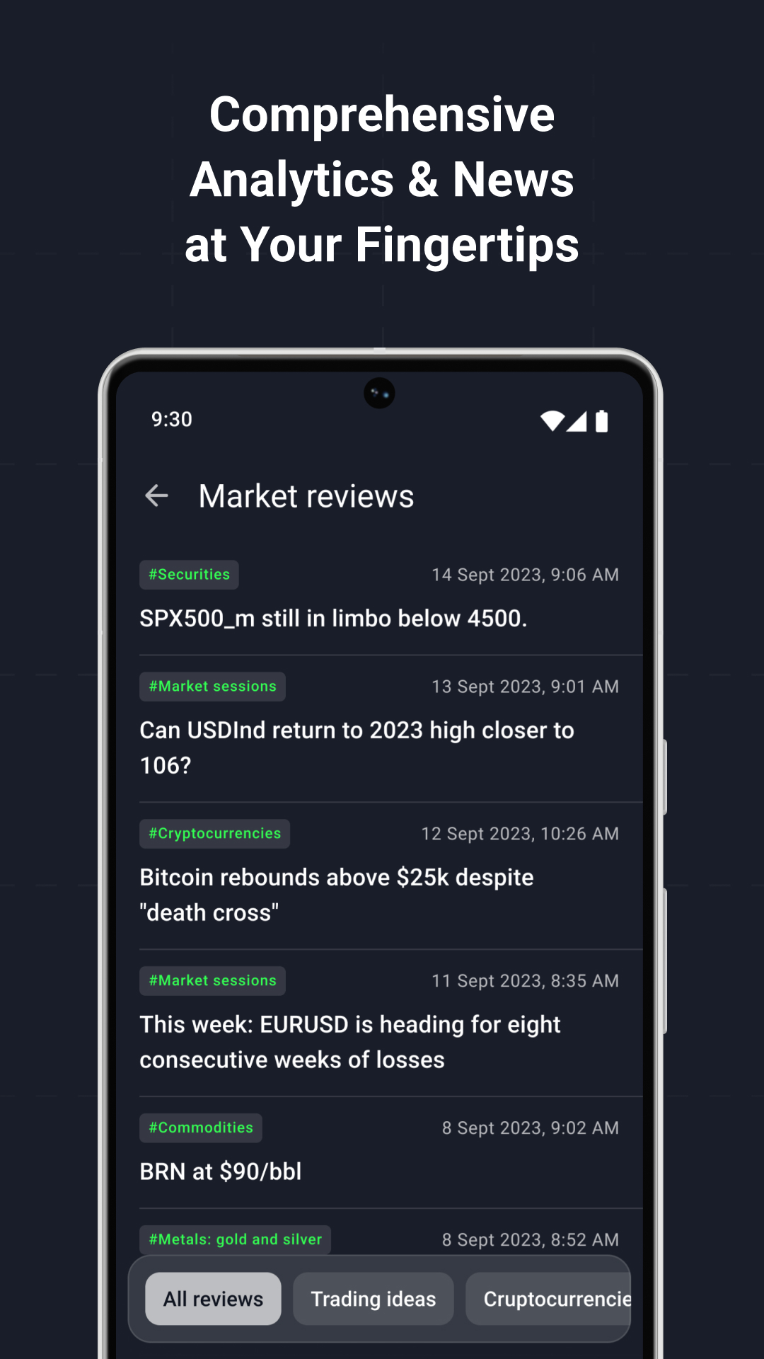 اسکرین شات 5 برنامه Alpari Mobile: online trading