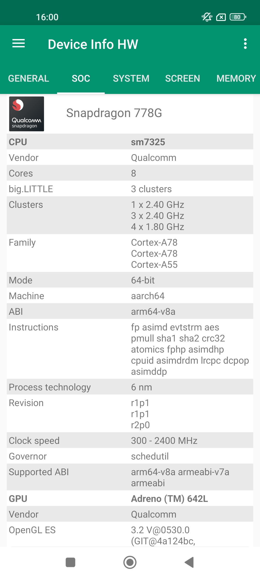 اسکرین شات 3 برنامه Device Info HW