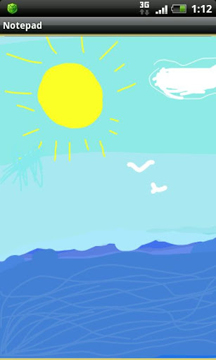 اسکرین شات 2 برنامه Notepad