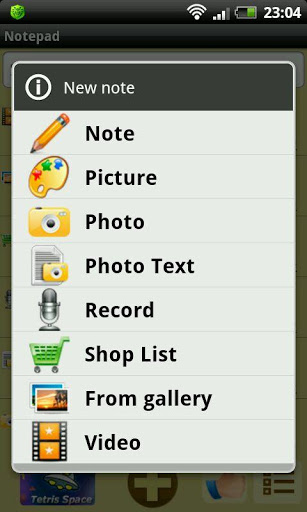 اسکرین شات 5 برنامه Notepad