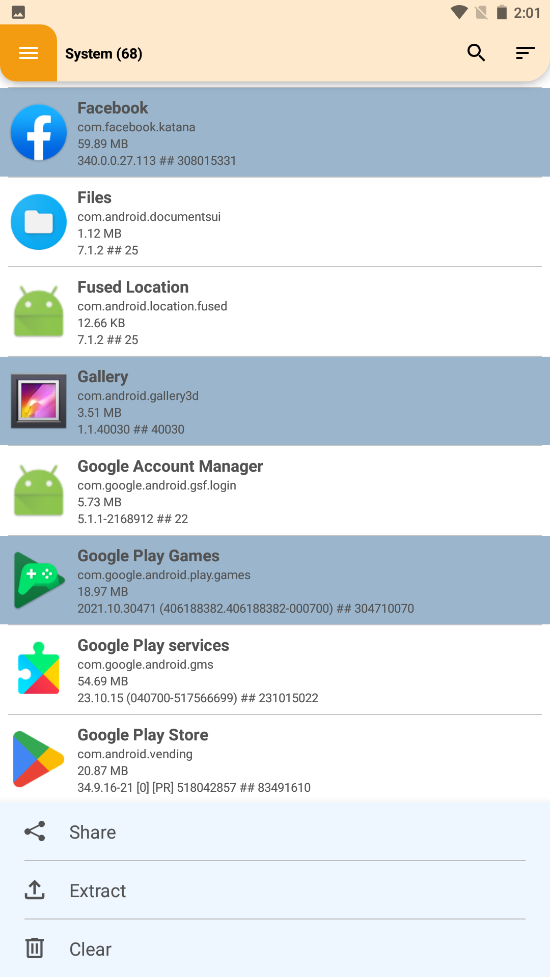 اسکرین شات 6 برنامه Apk extractor