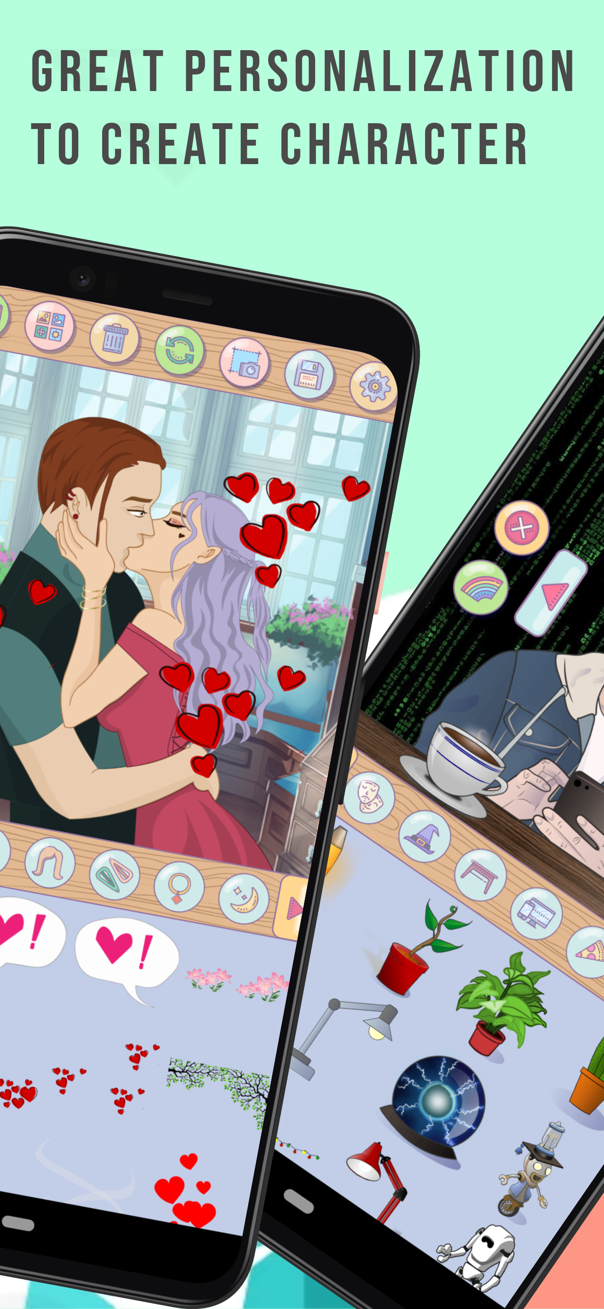 اسکرین شات 2 برنامه Avatar Maker: Characters