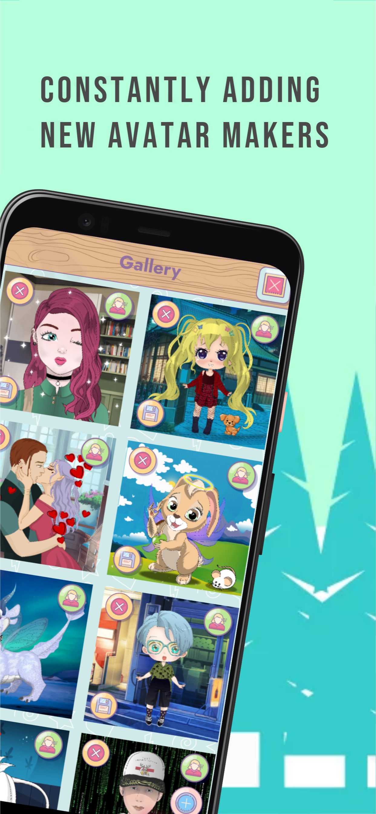اسکرین شات 8 برنامه Avatar Maker: Characters