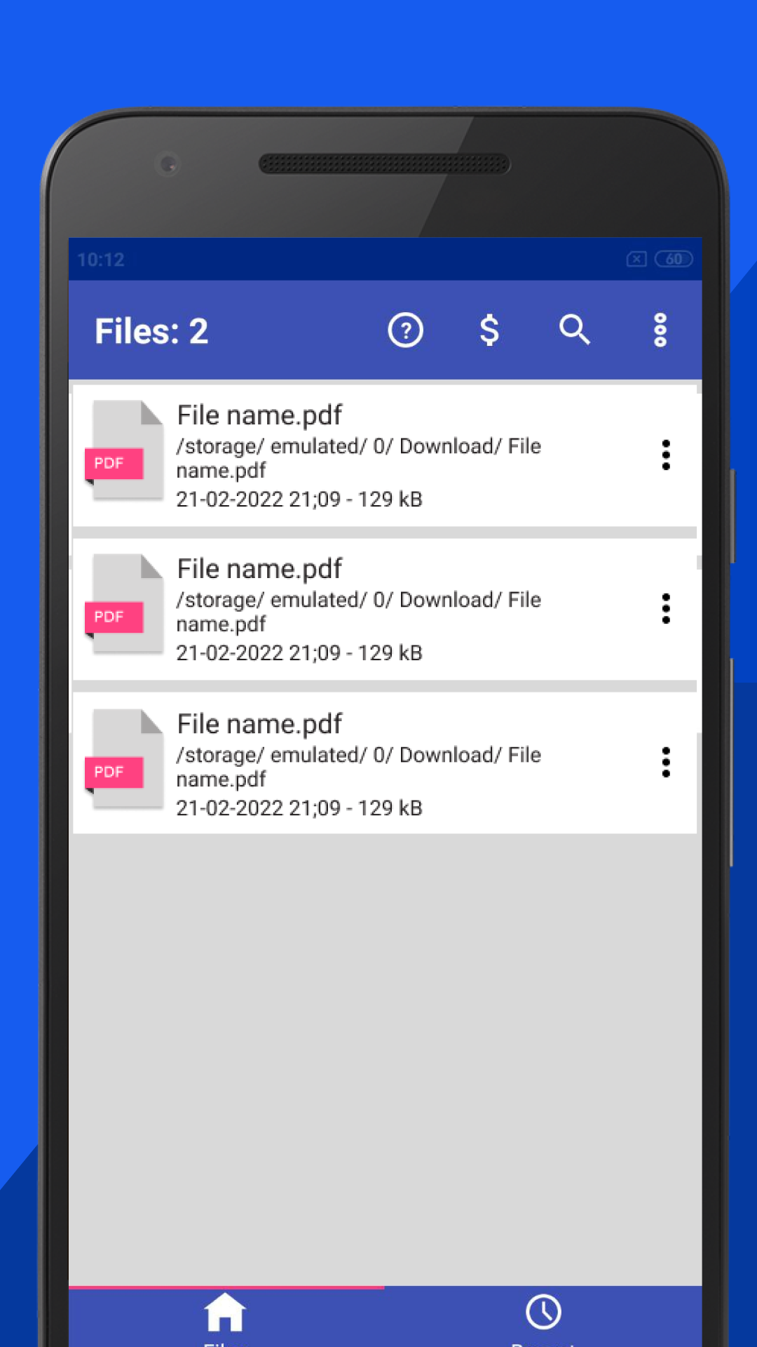 اسکرین شات 1 برنامه PDF Reader & Viewer