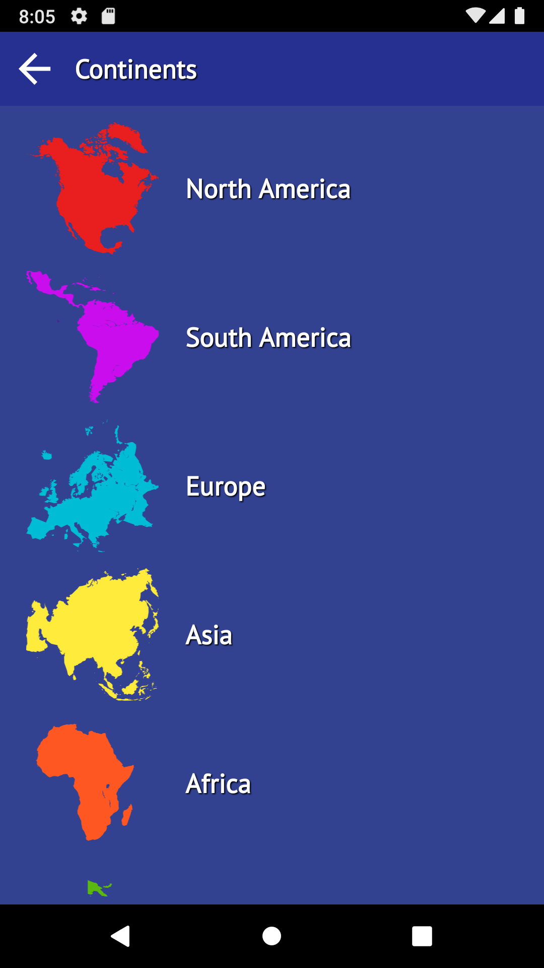 اسکرین شات 8 برنامه Countries of the World - quiz