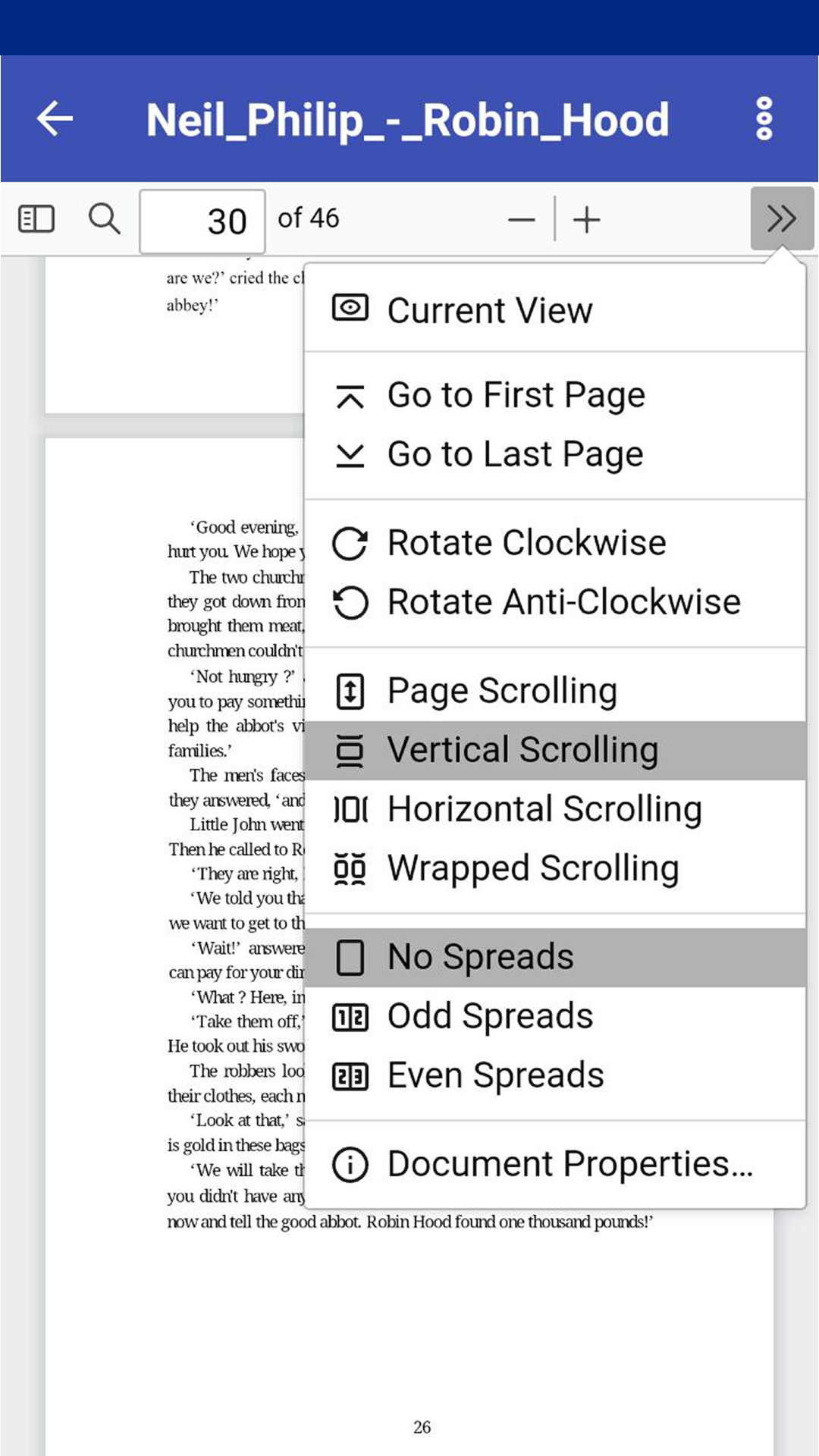 اسکرین شات 3 برنامه Mini Pdf Reader & Viewer