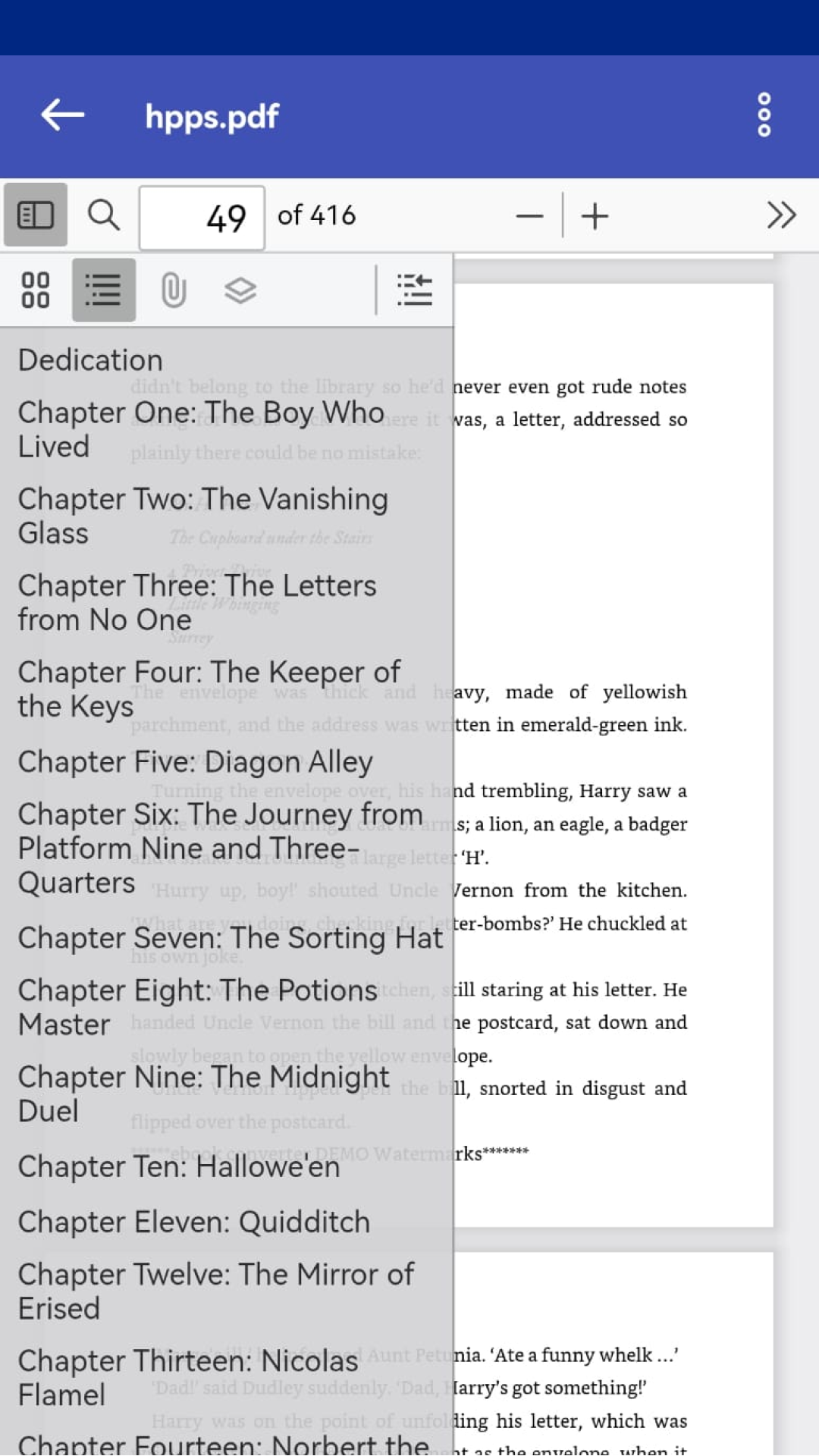 اسکرین شات 6 برنامه Mini Pdf Reader & Viewer