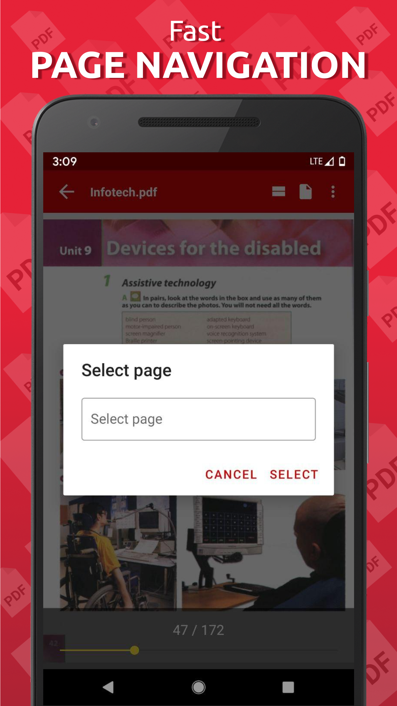 اسکرین شات 5 برنامه Simple PDF Reader