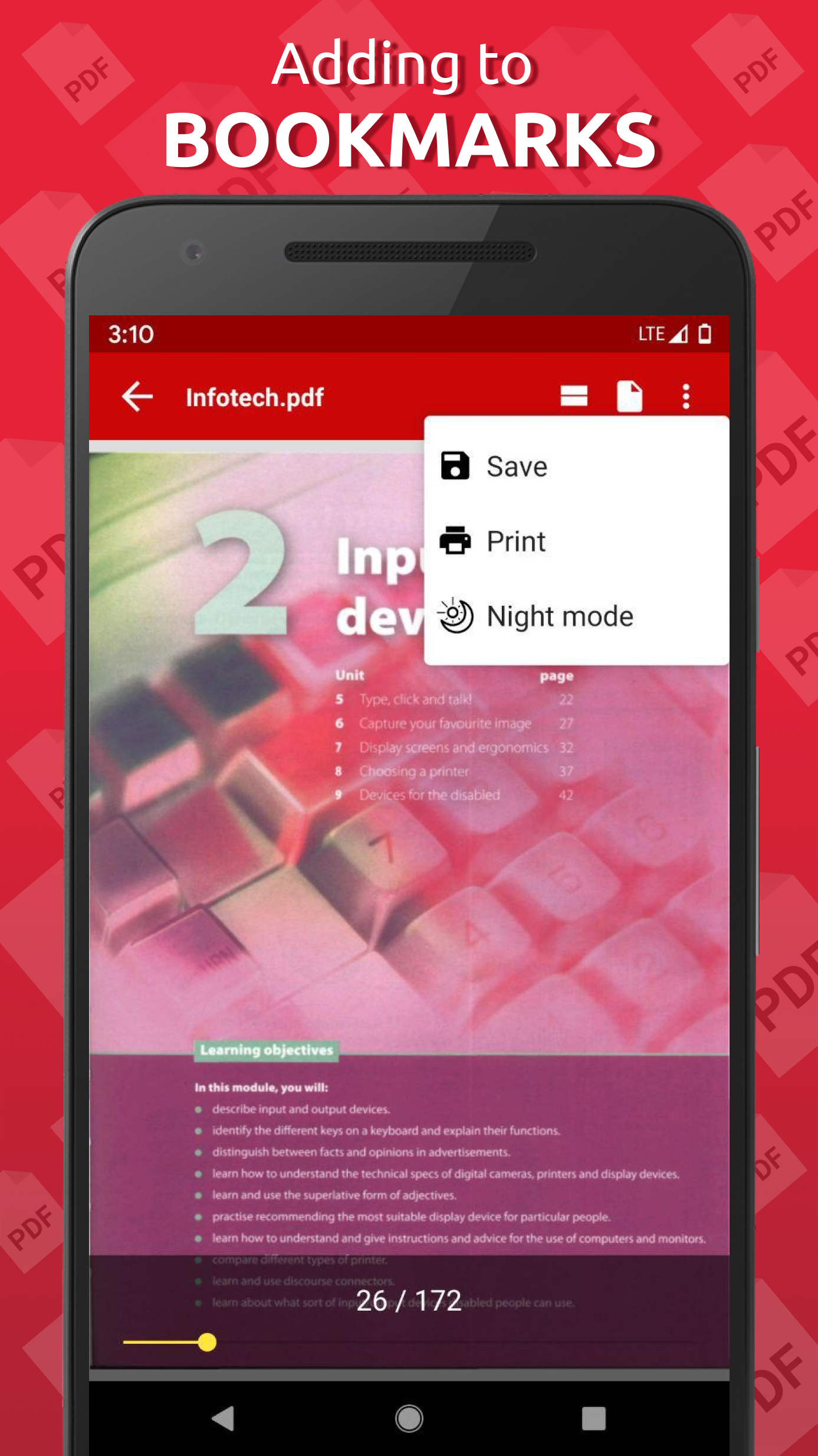 اسکرین شات 7 برنامه Simple PDF Reader