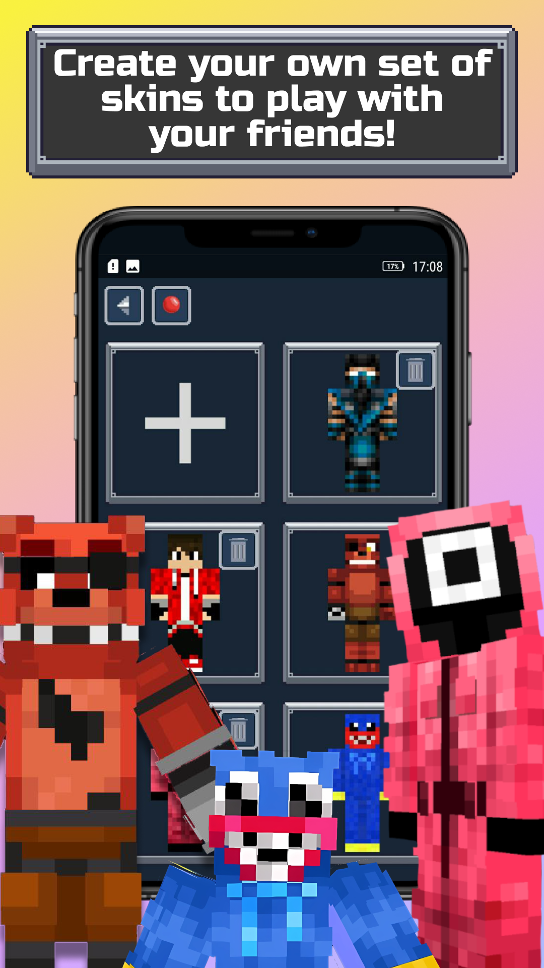 اسکرین شات 3 برنامه Skin Maker for Minecraft