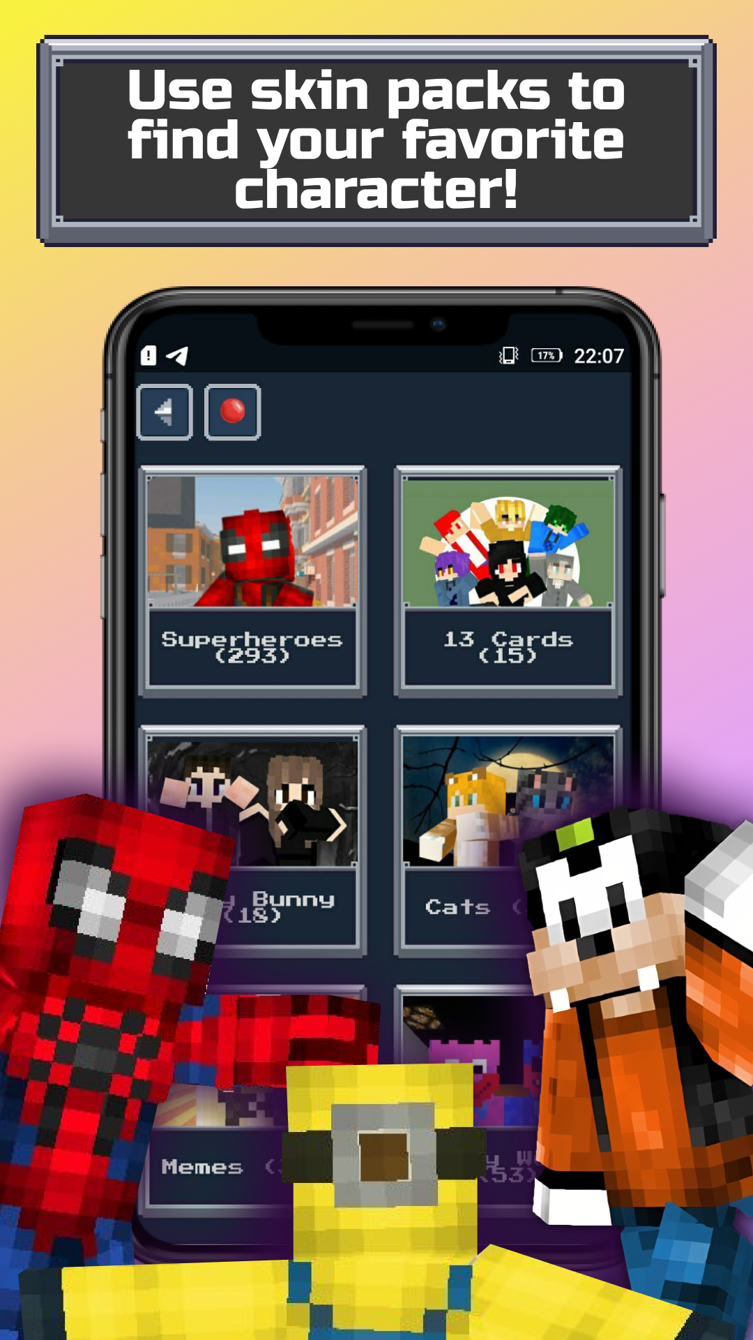 اسکرین شات 4 برنامه Skin Maker for Minecraft