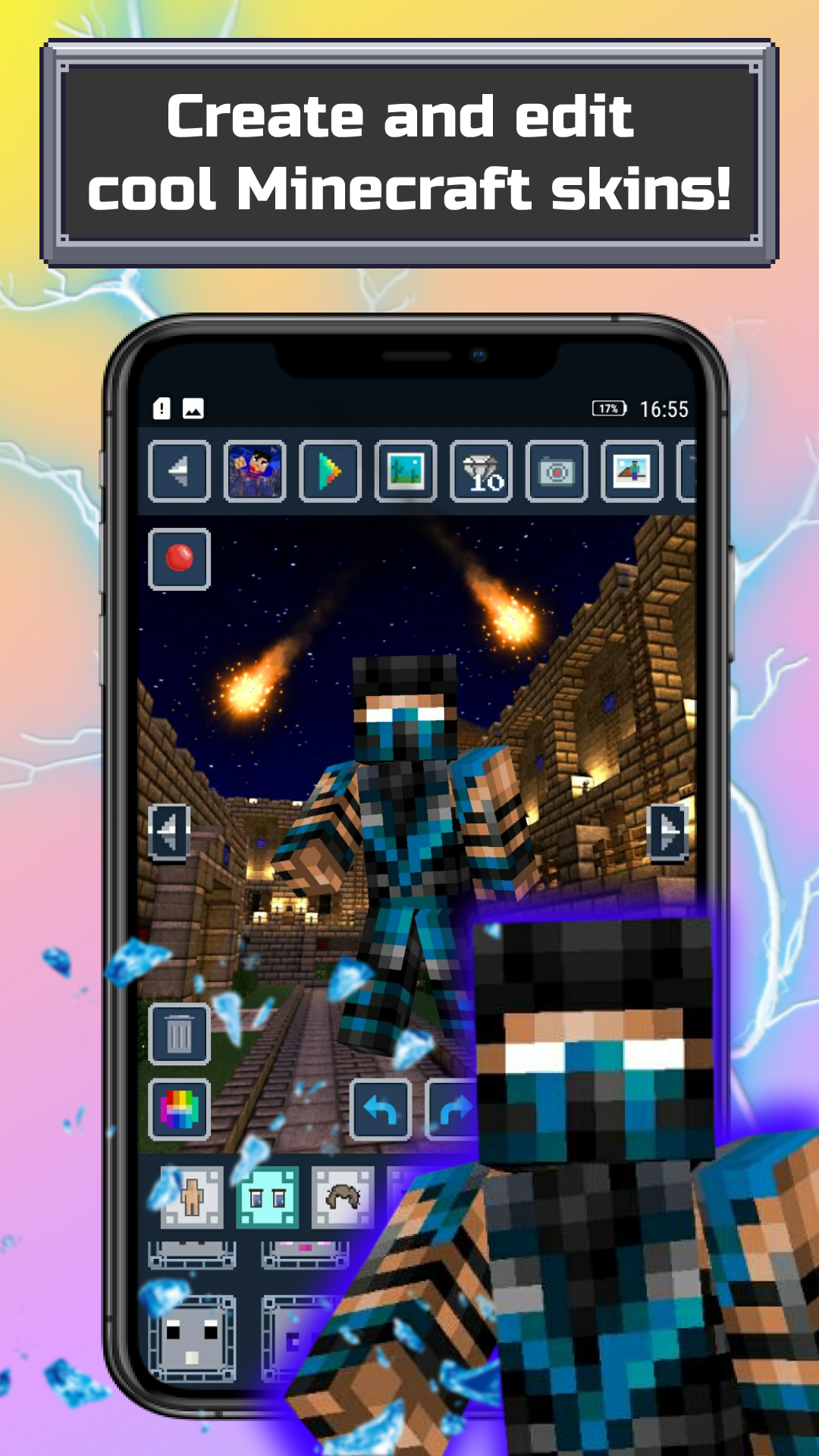 اسکرین شات 8 برنامه Skin Maker for Minecraft