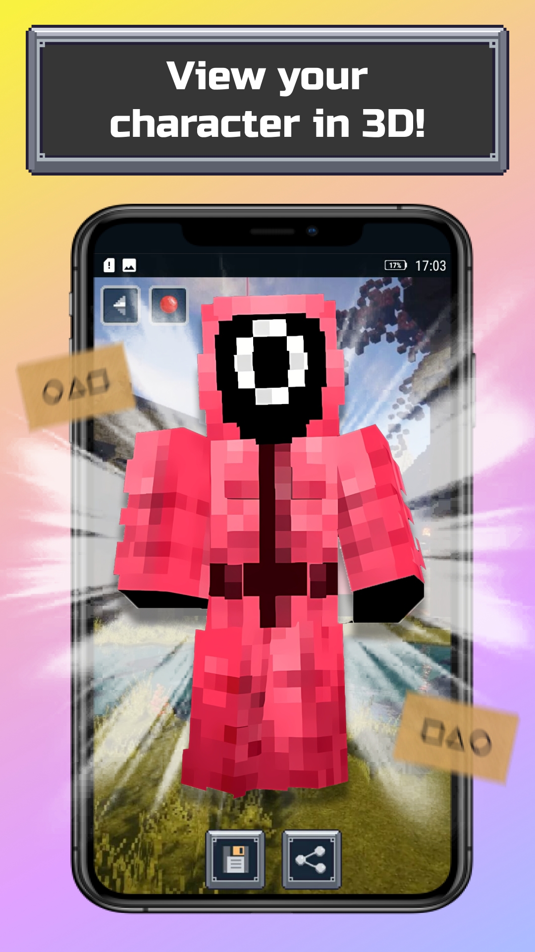 اسکرین شات 1 برنامه Skin Maker for Minecraft