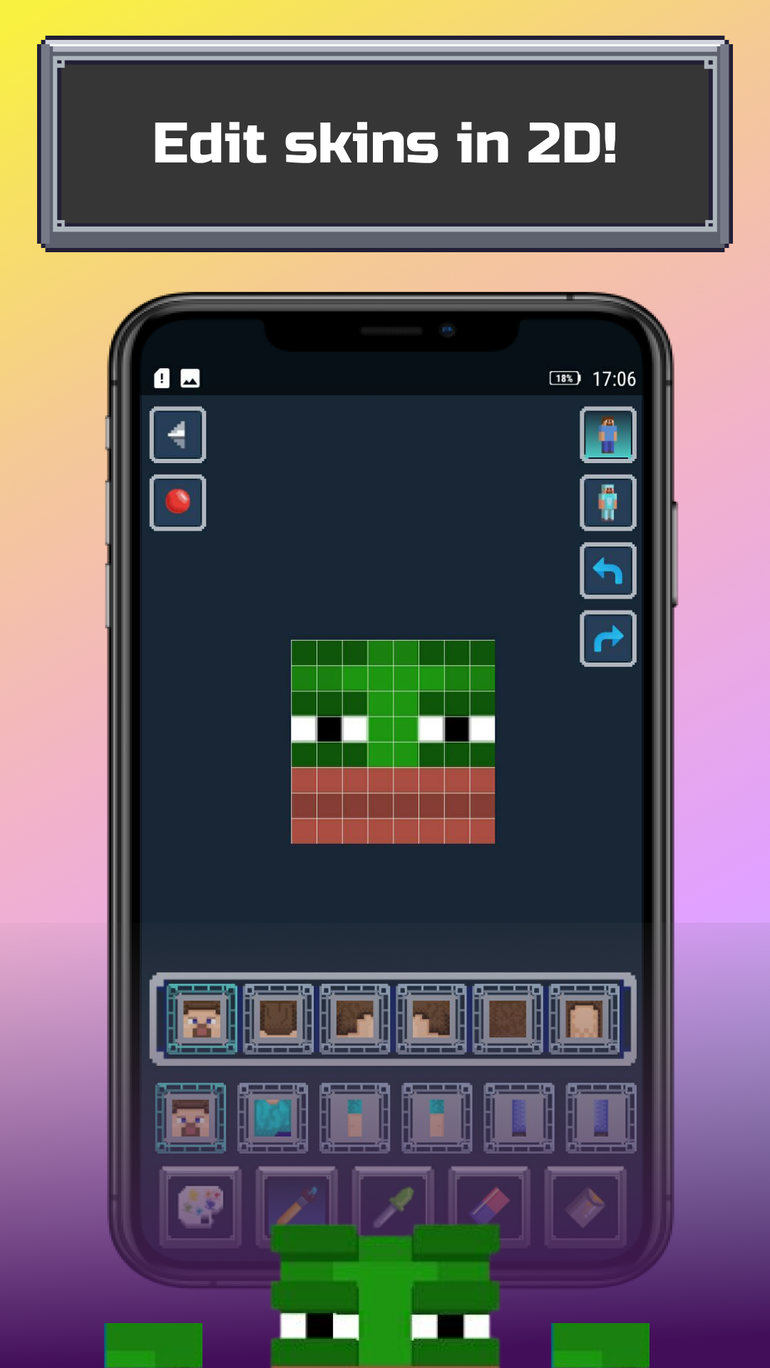اسکرین شات 5 برنامه Skin Maker for Minecraft