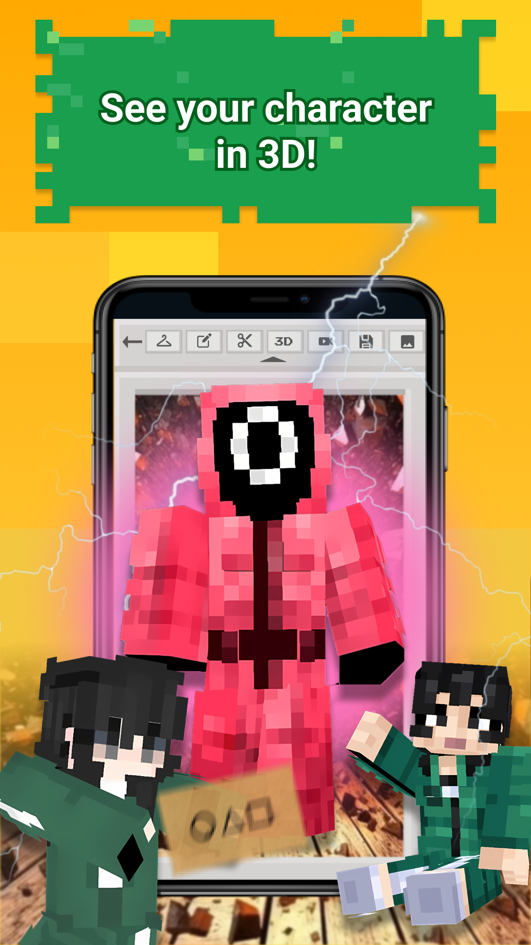 اسکرین شات 6 برنامه Skins Pack for Minecraft