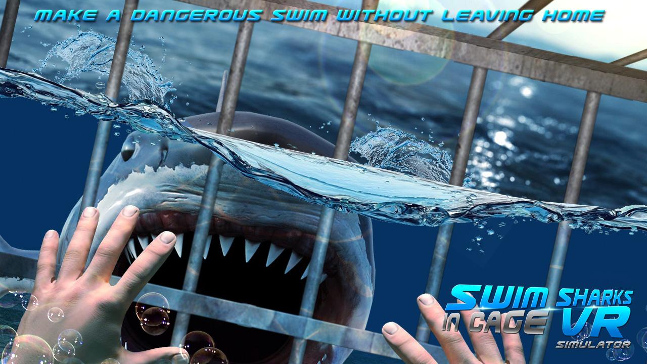اسکرین شات 2 بازی Swim Sharks  Cage VR Simulator