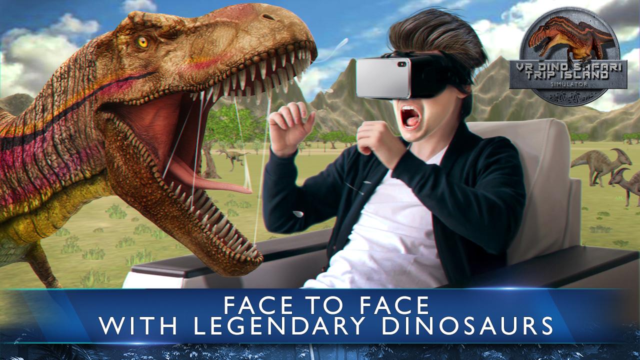 اسکرین شات 1 بازی VR Dino Safari Trip Island Sim