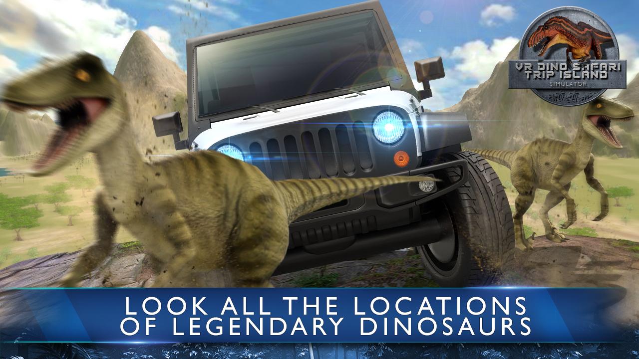 اسکرین شات 2 بازی VR Dino Safari Trip Island Sim